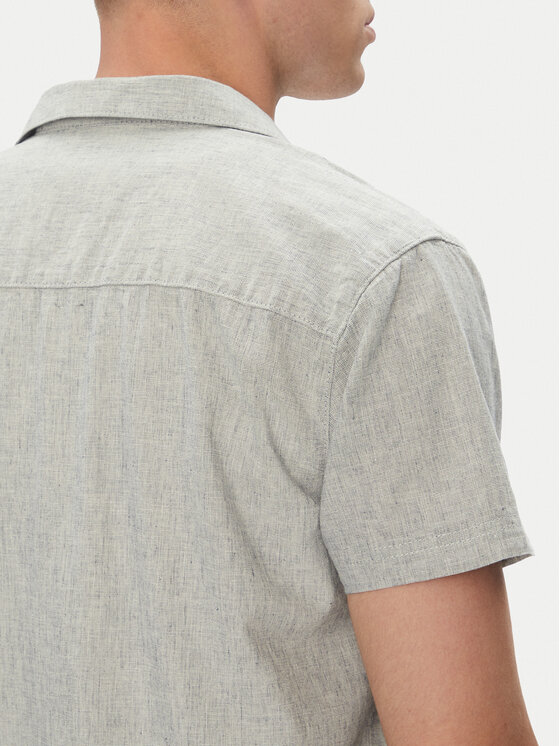 INDICODE INDICODE Cămașă Giulionus 20-402 Gri Regular Fit
