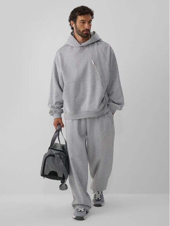 4F 4F Bluza casual Szary jasny Oversize
