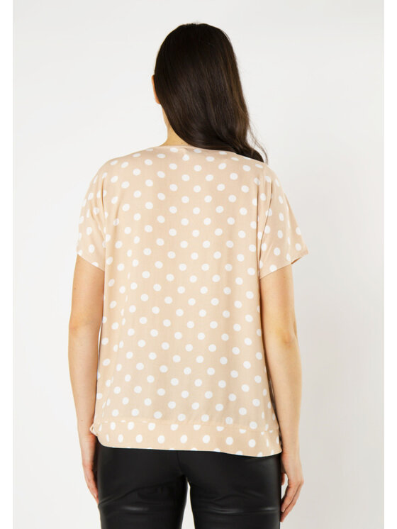 QUIOSQUE QUIOSQUE Halenka JULIA SHIRT Béžová Regular Fit