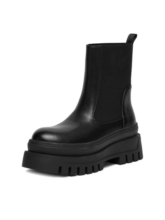 DeeZee DeeZee Kotníková obuv s elastickým prvkem CEO-HY60290S-1 Černá