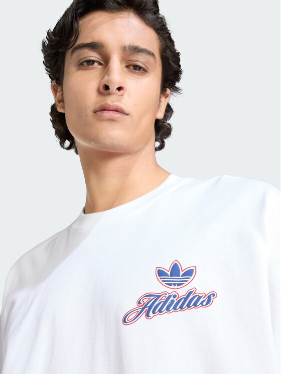 adidas adidas T-Shirt 161899 Biały Loose Fit