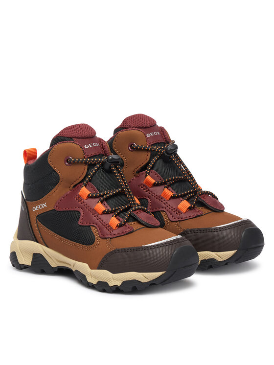 Geox Geox Schnürschuhe J Magnetar Boy B Abx J463ZC 050FU C6311 M Braun