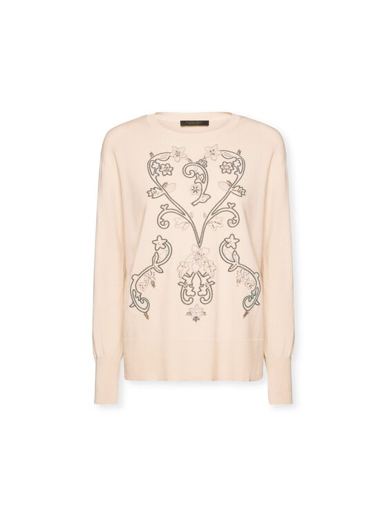 Elena Mirò Elena Mirò Maglione M510Z000647N002 Bianco Regular Fit