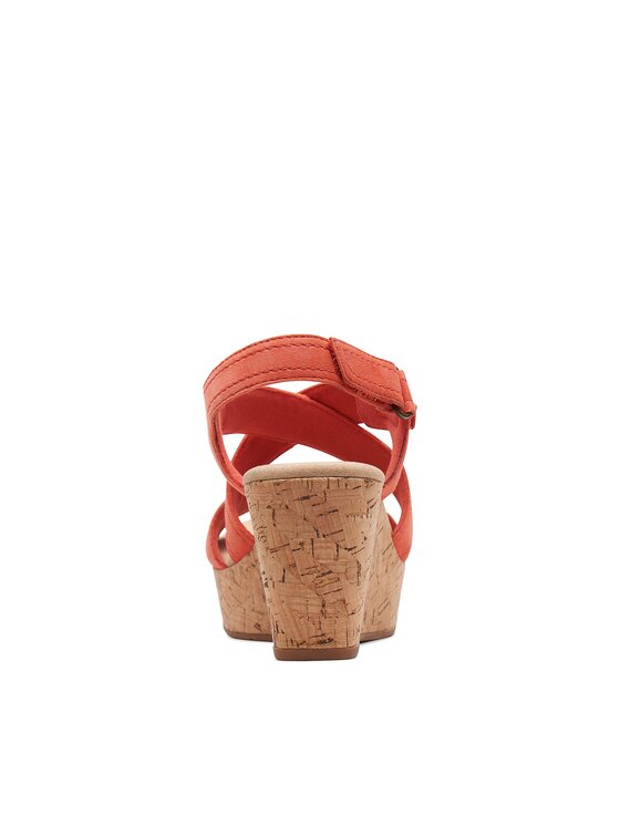 Clarks Clarks Σανδάλια Rose Way 26171317 Κόκκινο