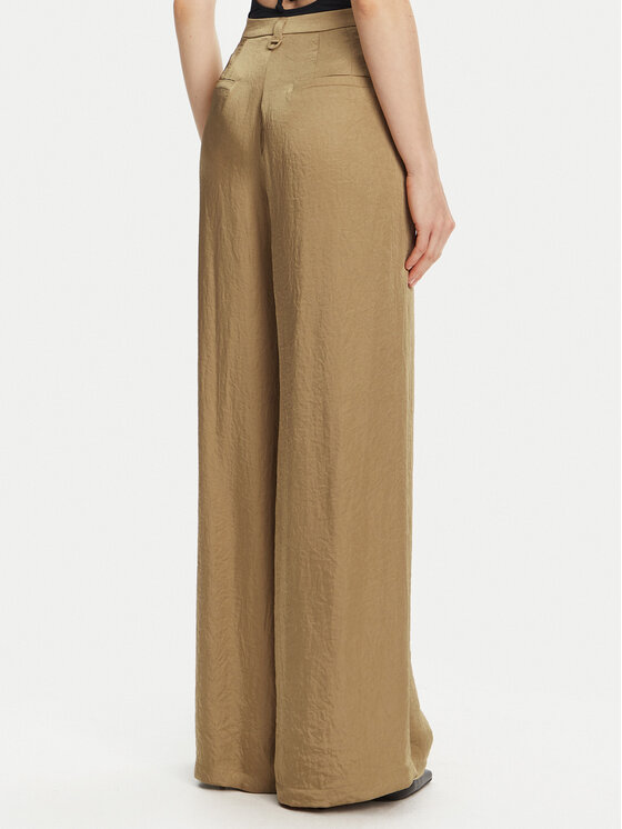 Marella Marella Palazzo bikses Silico 2513131125 Bēšs Wide Leg
