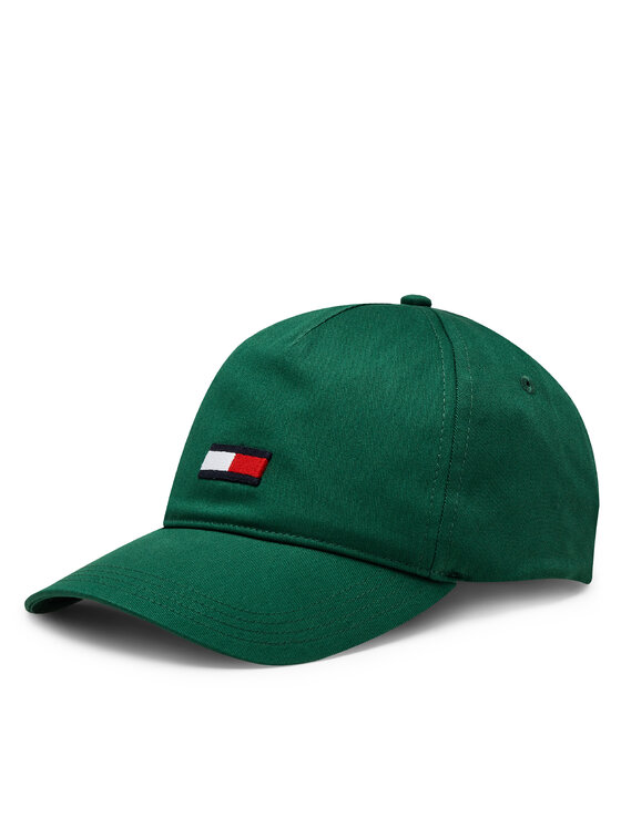 Șapcă Tommy Jeans Tjm Elongated Flag Cap AM0AM11692 Verde