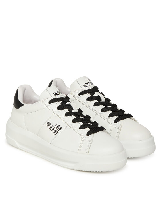 LOVE MOSCHINO LOVE MOSCHINO Sneakersy JA15315G0NIA110A Biela