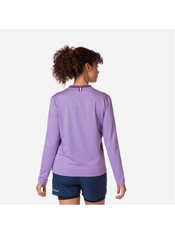 Rossignol Rossignol Bluza W Skpr Light Sweat Fioletowy Regular Fit