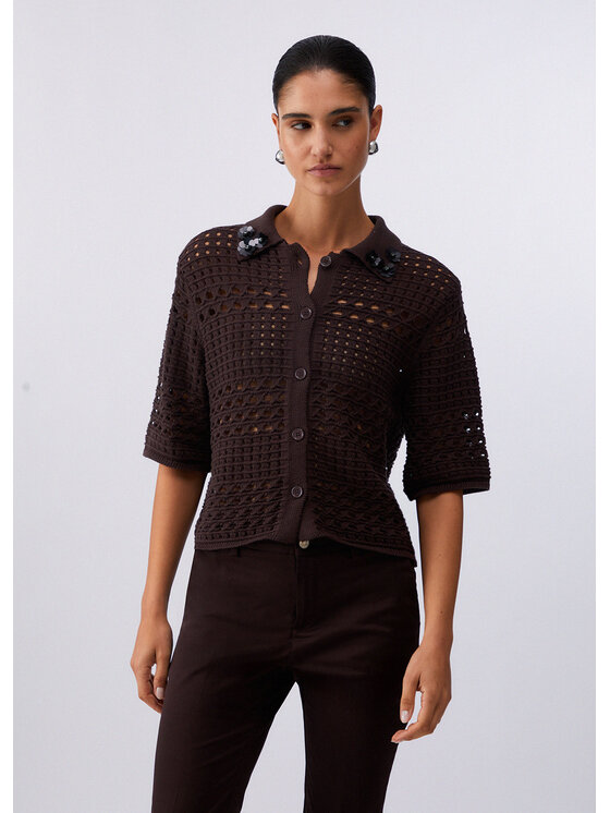 Liu Jo Liu Jo Cardigan WA6325MA79R91109 Viola Regular Fit