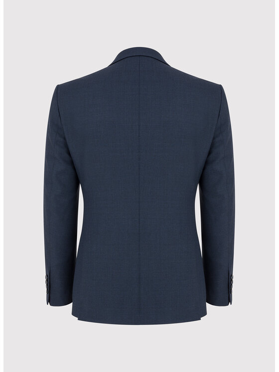 Pako Lorente Pako Lorente Marynarka P24SF-3G-026 Granatowy Super Slim Fit