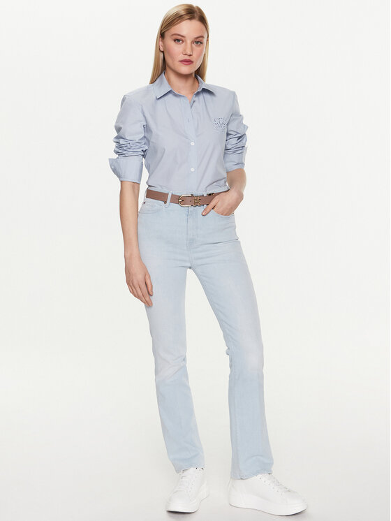 Tommy Hilfiger Tommy Hilfiger Koszula WW0WW38615 Niebieski Regular Fit