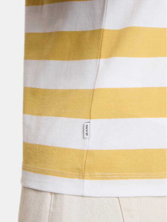 Guess Jeans Guess Jeans Póló M4YI84 K9XF1 Sárga Regular Fit