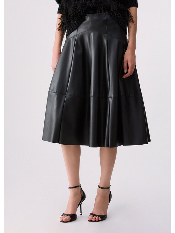 Liu Jo Liu Jo Spódnica maxi CF6066E062422222 Czarny Regular Fit