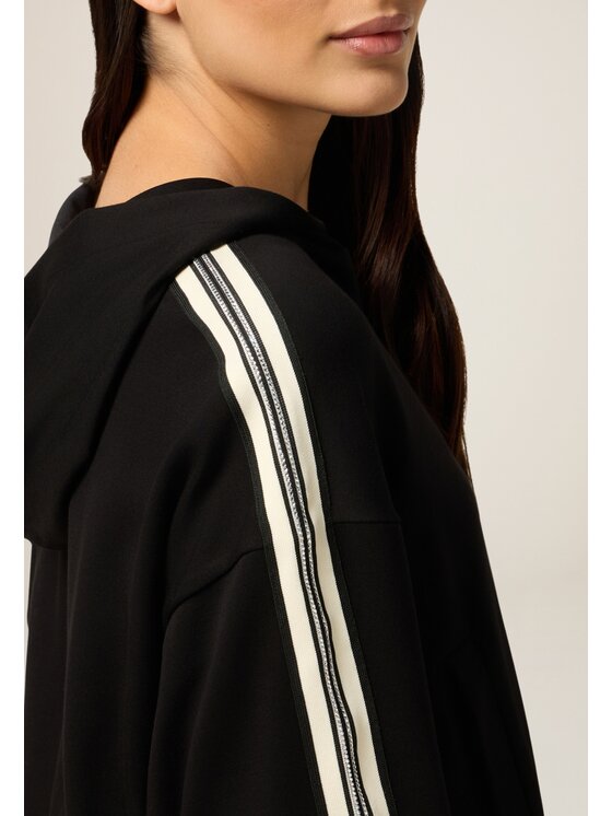 Oltre Oltre Felpa G963J004240N033 Nero Baggy Fit