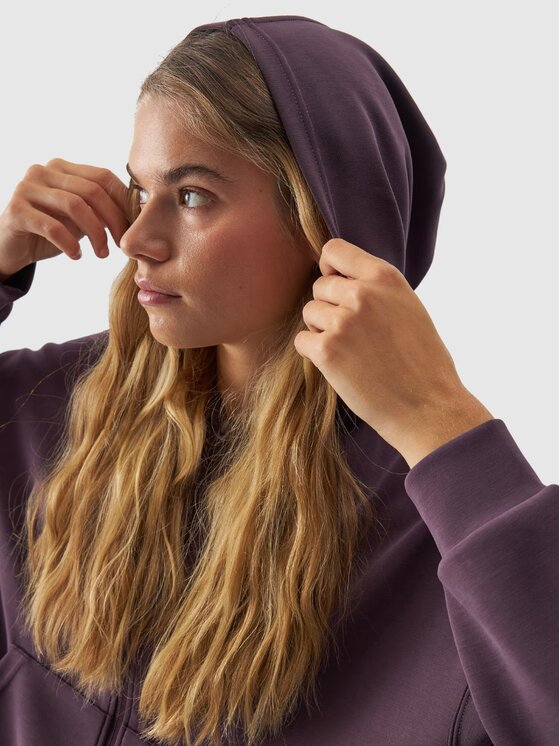 4F 4F Felpa 4FWAW24TSWSF1341-50S Viola Regular Fit