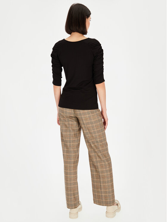 L’AF L’AF Bluzka Flezja Czarny Slim Fit