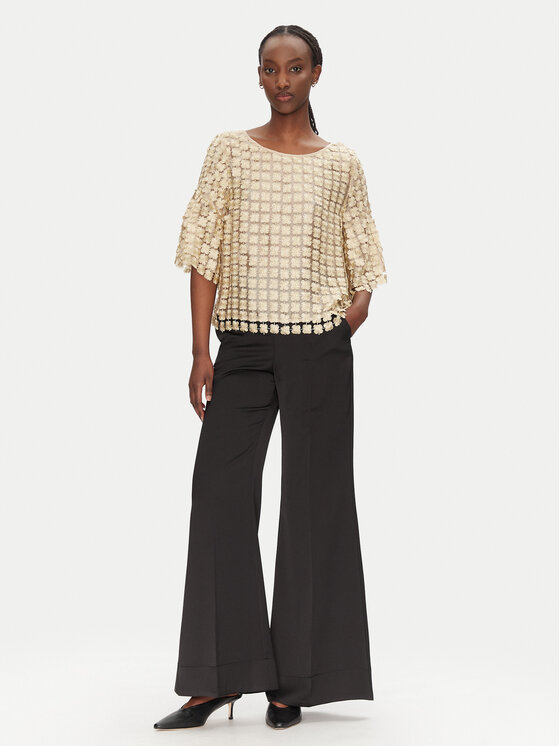 Bruuns Bazaar Bruuns Bazaar Majica Carisa BBW4529 Zlatna Loose Fit