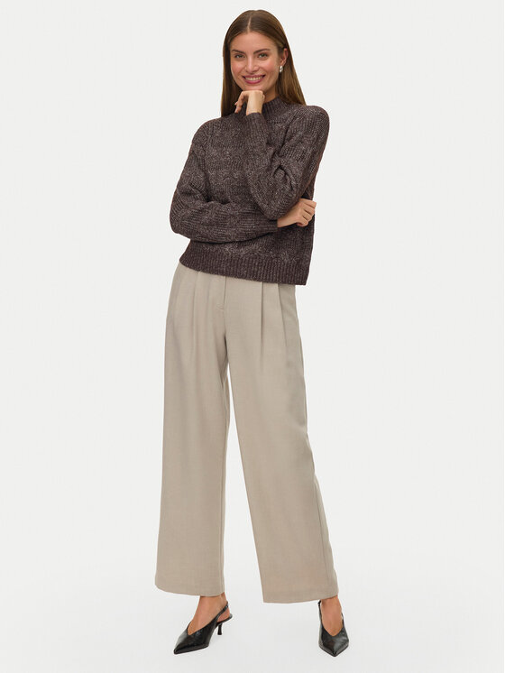 Vero Moda Vero Moda Golf Virgo 10331875 Brązowy Regular Fit