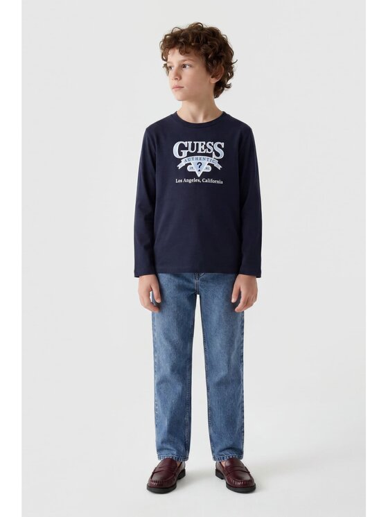Guess Kids Guess Kids T-Shirt 183749 Niebieski Classic Fit