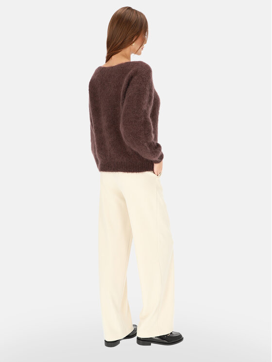 L’AF L’AF Sweter Della Brązowy Regular Fit