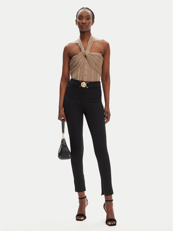 Babylon Babylon Штани з тканини S00562 Чорний Regular Fit