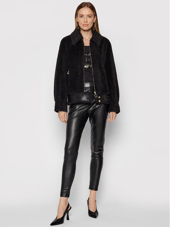 Cappotto in shearling TF1041 E0735 Nero Regular