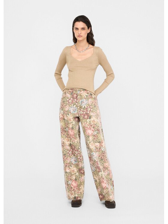 Liu Jo Liu Jo Maglione MF5388MS46J04869 Oro Slim Fit