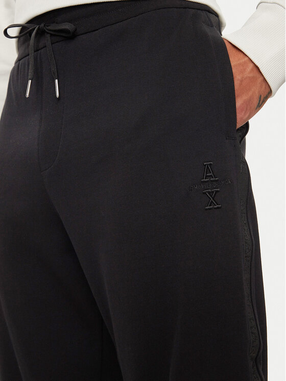 Armani Exchange Armani Exchange Spodnie dresowe 6DZPLC ZJNNZ 1200 Czarny Regular Fit