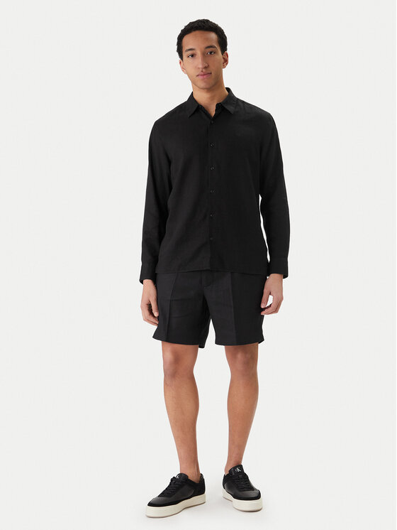 Calvin Klein Calvin Klein Srajca LV04LE125G Črna Regular Fit