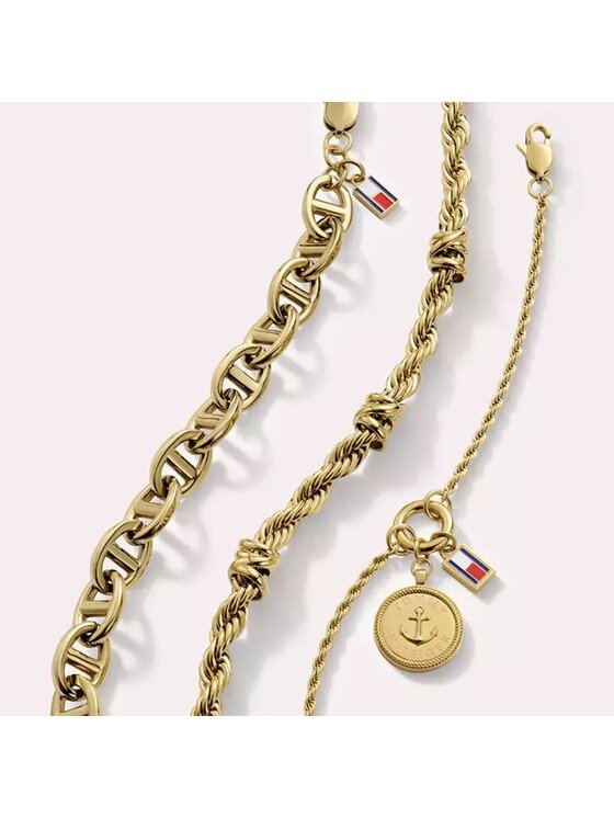 Tommy Hilfiger Tommy Hilfiger Bransoletka 2781026 Złoty