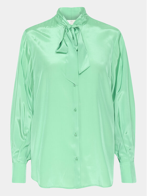Kaffe Kaffe Camicia Loren 10508188 Verde Regular Fit