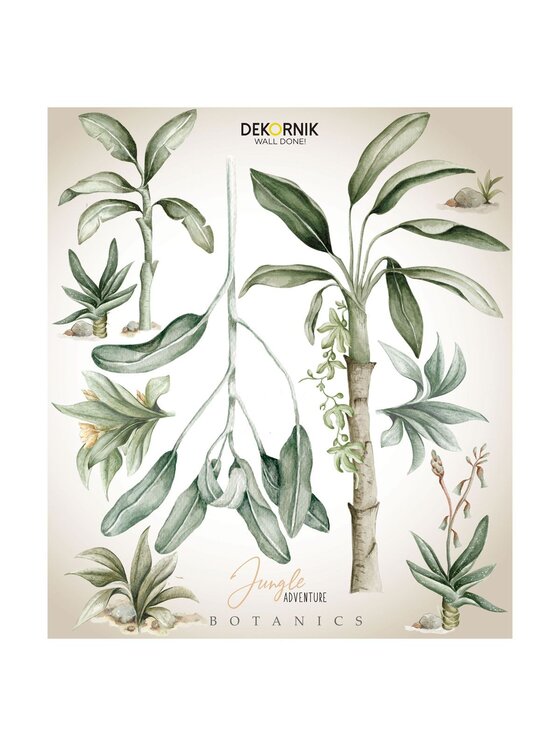 Komplet naklejek naściennych Dekornik, Jungle Botanics Zestaw