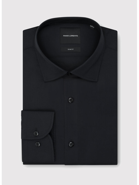 Pako Lorente Pako Lorente Koszula P000B-1X-014 Czarny Slim Fit