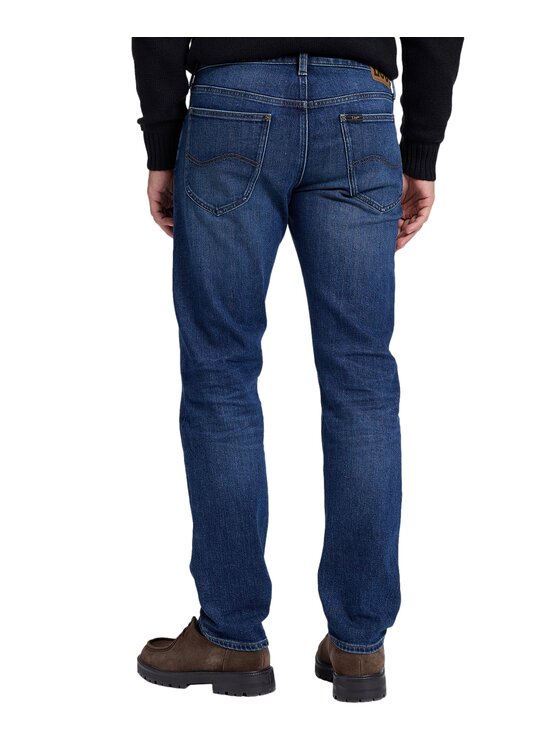 Lee Lee Jeansy 112387467 Niebieski Regular Fit