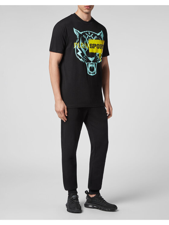 Plein Sport Plein Sport T-Shirt 1795 Czarny Regular Fit