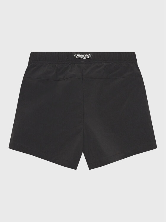 Jack Wolfskin Jack Wolfskin Pantalon scurți din material Teen 1609871 Negru Regular Fit