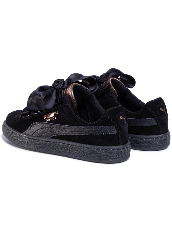 Puma suede cheap heart artica noir