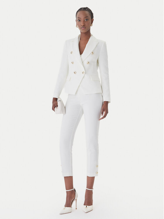 Rinascimento Rinascimento Giacca da abito CFC0128639003 Bianco Regular Fit