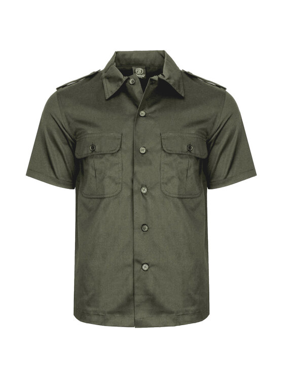 Brandit Brandit Koszula 4101.1 Zielony Regular Fit