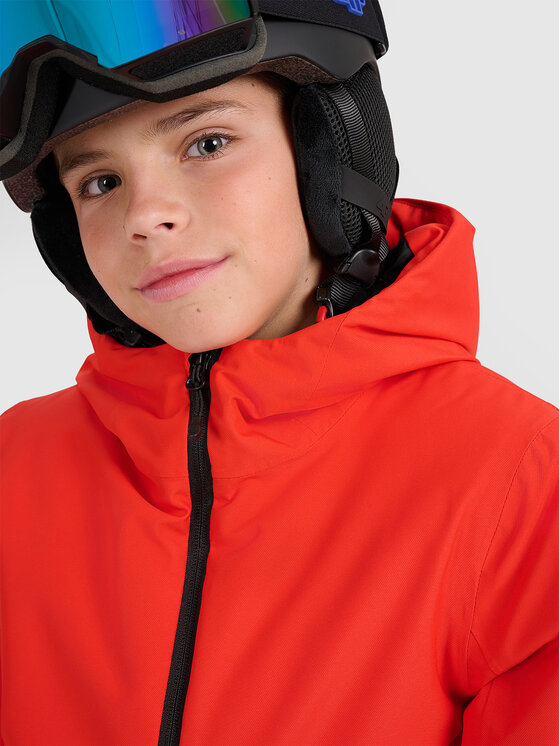 4F 4F Kurtka narciarska BASIC SKI Czerwony Regular Fit