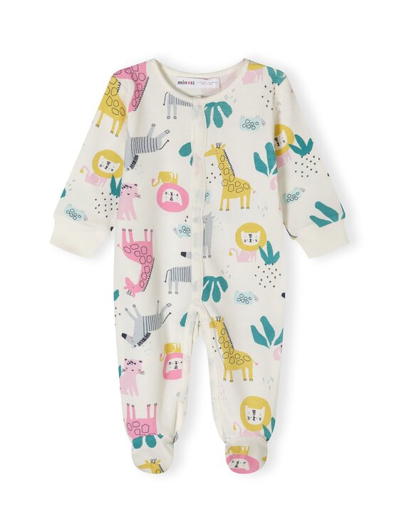 MINOTI MINOTI Komplet 2 par pajacy 24babypack26 Fioletowy