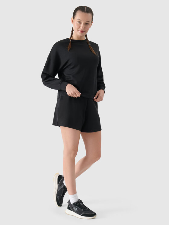 4F 4F Szorty sportowe COMMON GROUND Czarny Regular Fit