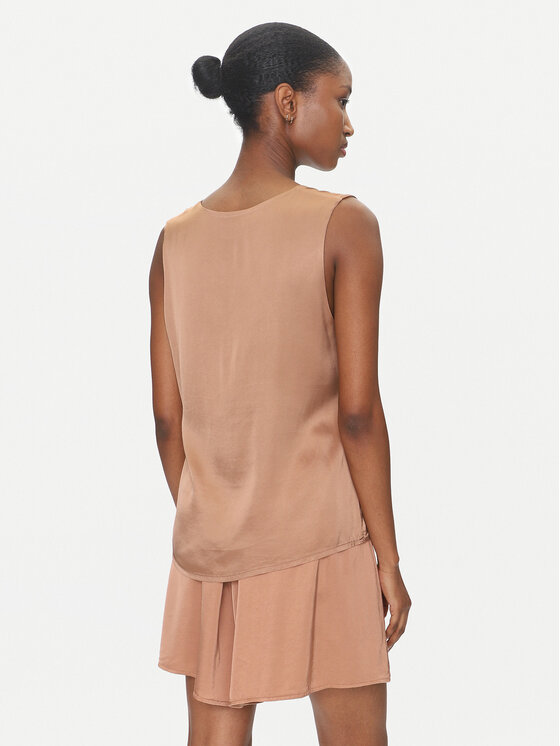 ViCOLO ViCOLO Bluza TD0765 Rjava Regular Fit