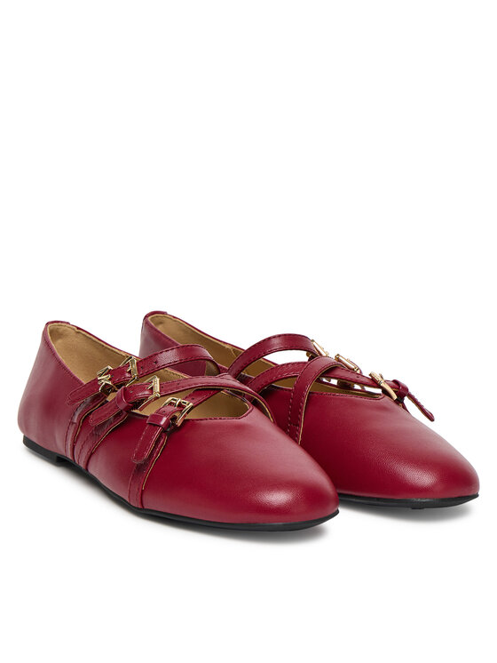 MICHAEL Michael Kors MICHAEL Michael Kors Ballerinas Indy 40T5IDFP2L Dunkelrot