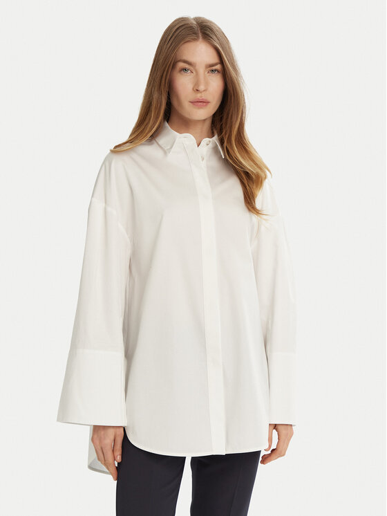 Max Mara Leisure Max Mara Leisure Košile Sapore 2516191017 Bílá Relaxed Fit