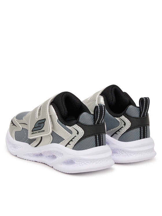 Skechers Skechers Sportcipők Meteor-Lights - Glow 401498N/SLBK Ezüst