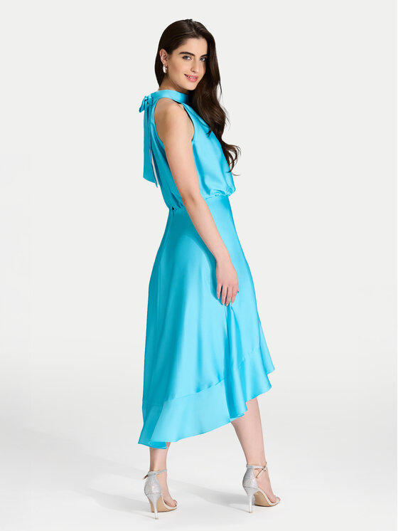 Swing Swing Коктейлна рокля 5AH04500 Син Regular Fit