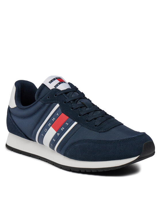 Tommy Jeans Tommy Jeans Tenisice Tjm Runner Casual Ess EM0EM01351 Tamnoplava