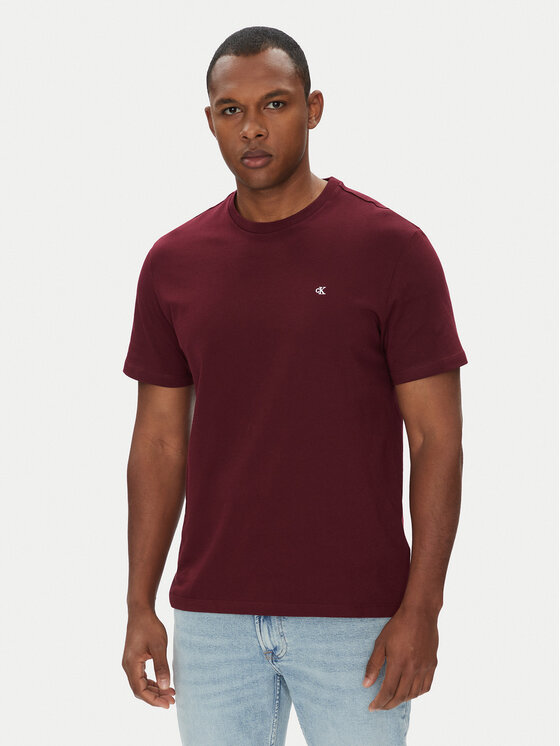 Calvin Klein Jeans Calvin Klein Jeans T-shirt LV040HM265 Tamnocrvena Regular Fit