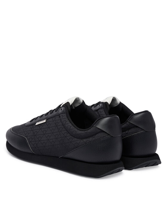 Calvin Klein Calvin Klein Αθλητικά Retro Runner T Lth Aop Ny HM0HM02213 Μαύρο
